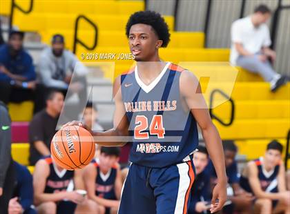 Thumbnail 1 in Rolling Hills Prep vs. Millennium (Hoophall West Tournament) photogallery.