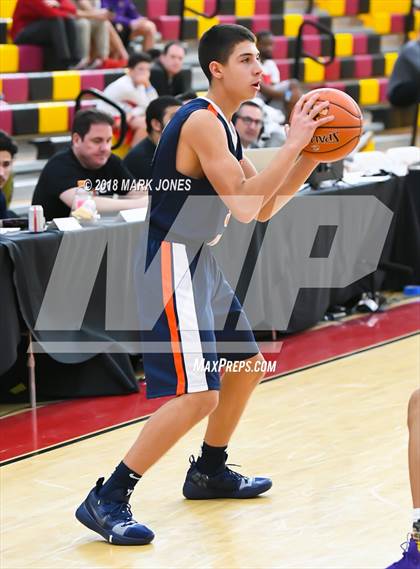 Thumbnail 1 in Rolling Hills Prep vs. Millennium (Hoophall West Tournament) photogallery.