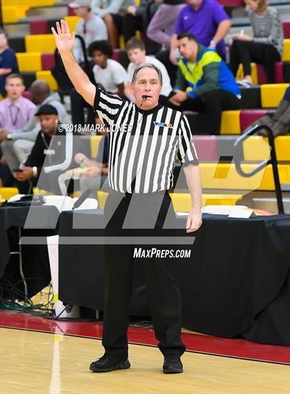 Thumbnail 1 in Rolling Hills Prep vs. Millennium (Hoophall West Tournament) photogallery.
