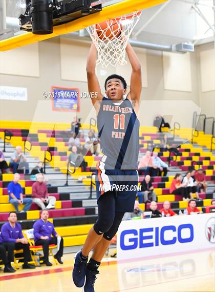 Thumbnail 3 in Rolling Hills Prep vs. Millennium (Hoophall West Tournament) photogallery.