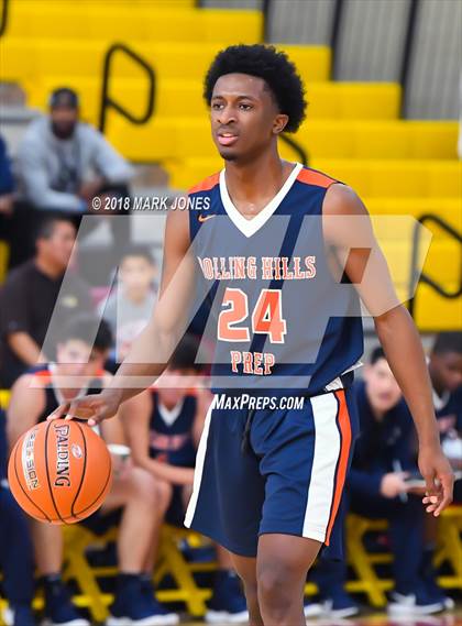 Thumbnail 2 in Rolling Hills Prep vs. Millennium (Hoophall West Tournament) photogallery.