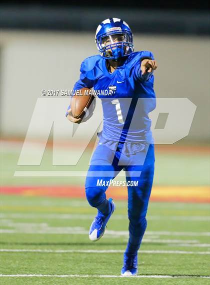 Thumbnail 1 in Animo Robinson vs. Sherman Oaks CES (CIF LACS 8-Man Final) photogallery.