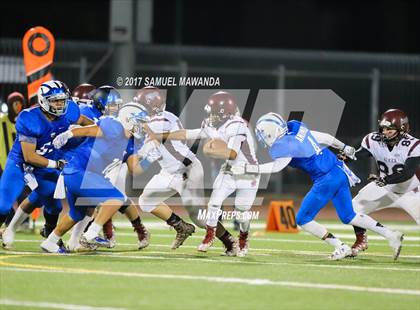 Thumbnail 1 in Animo Robinson vs. Sherman Oaks CES (CIF LACS 8-Man Final) photogallery.