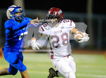 Thumbnail 3 in Animo Robinson vs. Sherman Oaks CES (CIF LACS 8-Man Final) photogallery.
