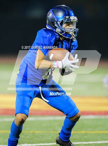 Thumbnail 1 in Animo Robinson vs. Sherman Oaks CES (CIF LACS 8-Man Final) photogallery.