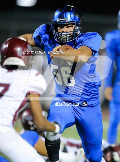 Thumbnail 3 in Animo Robinson vs. Sherman Oaks CES (CIF LACS 8-Man Final) photogallery.