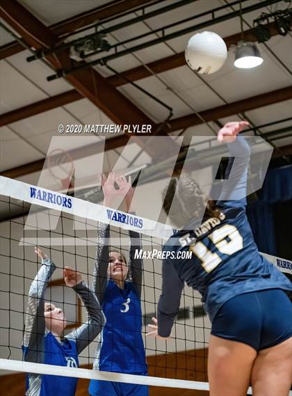 Thumbnail 2 in St. David's vs Fayetteville Christian (NCISAA 2A State First Round) photogallery.