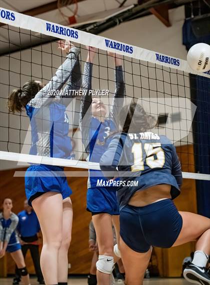 Thumbnail 2 in St. David's vs Fayetteville Christian (NCISAA 2A State First Round) photogallery.