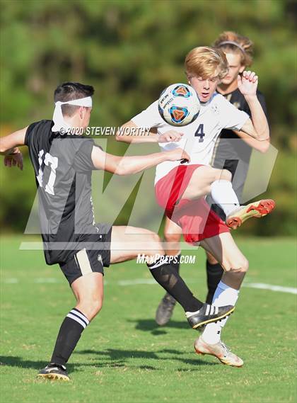 Thumbnail 3 in Wayne Country Day @ Trinity Academy (NCISAA 2A Quarterfinals) photogallery.