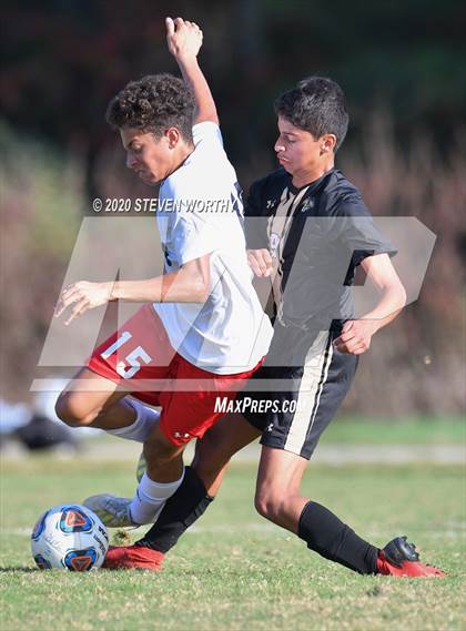 Thumbnail 3 in Wayne Country Day @ Trinity Academy (NCISAA 2A Quarterfinals) photogallery.