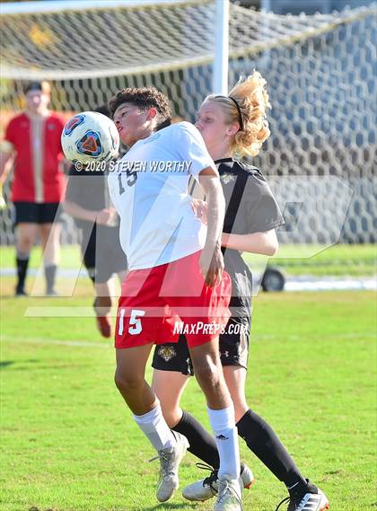 Thumbnail 3 in Wayne Country Day @ Trinity Academy (NCISAA 2A Quarterfinals) photogallery.