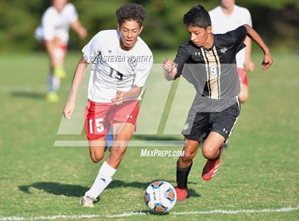 Thumbnail 3 in Wayne Country Day @ Trinity Academy (NCISAA 2A Quarterfinals) photogallery.