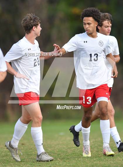 Thumbnail 2 in Wayne Country Day @ Trinity Academy (NCISAA 2A Quarterfinals) photogallery.
