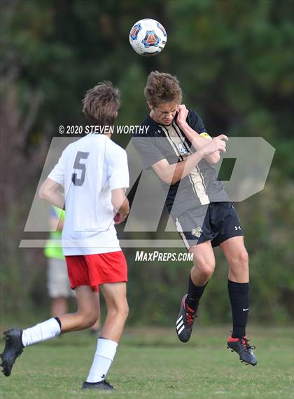 Thumbnail 3 in Wayne Country Day @ Trinity Academy (NCISAA 2A Quarterfinals) photogallery.