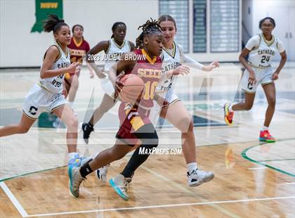 Thumbnail 2 in JV: Indianapolis Scecina Memorial @ Cathedral (City Alliance Tourney quarterfinal) photogallery.