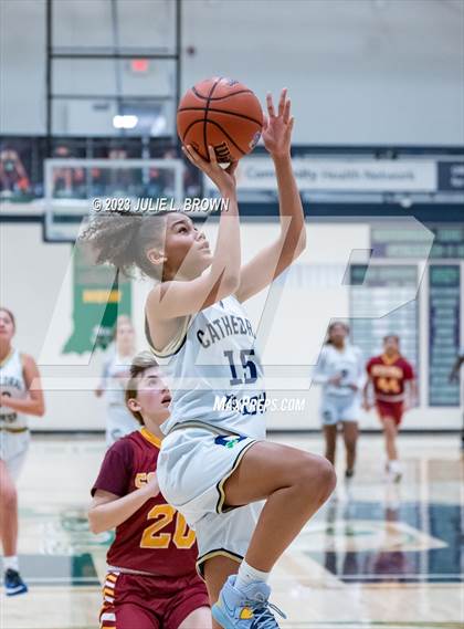 Thumbnail 3 in JV: Indianapolis Scecina Memorial @ Cathedral (City Alliance Tourney quarterfinal) photogallery.
