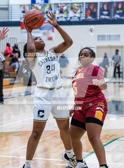 Thumbnail 2 in JV: Indianapolis Scecina Memorial @ Cathedral (City Alliance Tourney quarterfinal) photogallery.