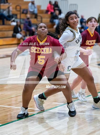 Thumbnail 1 in JV: Indianapolis Scecina Memorial @ Cathedral (City Alliance Tourney quarterfinal) photogallery.