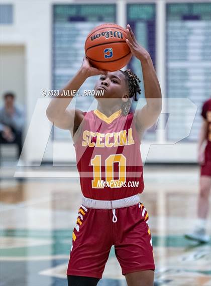 Thumbnail 2 in JV: Indianapolis Scecina Memorial @ Cathedral (City Alliance Tourney quarterfinal) photogallery.