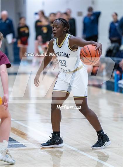 Thumbnail 3 in JV: Indianapolis Scecina Memorial @ Cathedral (City Alliance Tourney quarterfinal) photogallery.