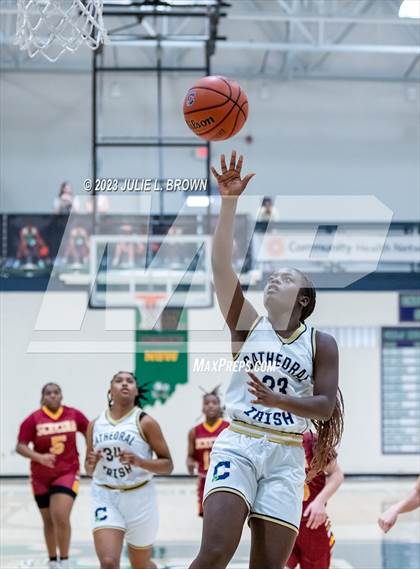 Thumbnail 3 in JV: Indianapolis Scecina Memorial @ Cathedral (City Alliance Tourney quarterfinal) photogallery.