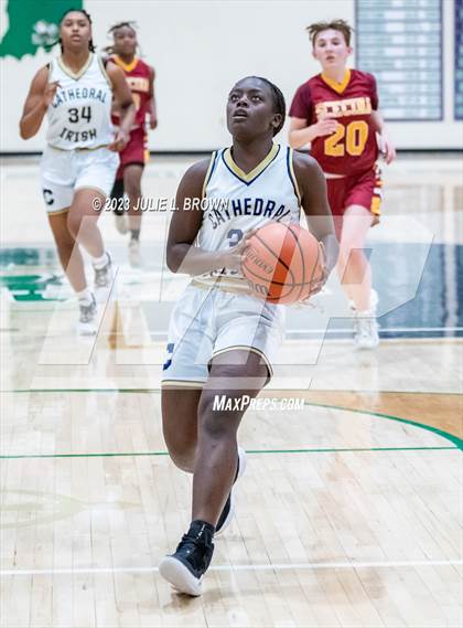 Thumbnail 3 in JV: Indianapolis Scecina Memorial @ Cathedral (City Alliance Tourney quarterfinal) photogallery.
