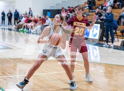Thumbnail 1 in JV: Indianapolis Scecina Memorial @ Cathedral (City Alliance Tourney quarterfinal) photogallery.