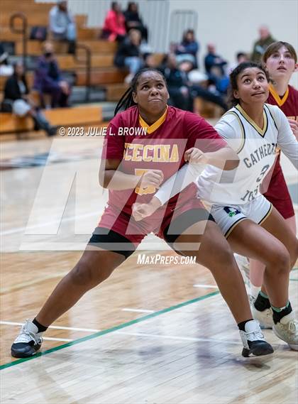 Thumbnail 2 in JV: Indianapolis Scecina Memorial @ Cathedral (City Alliance Tourney quarterfinal) photogallery.