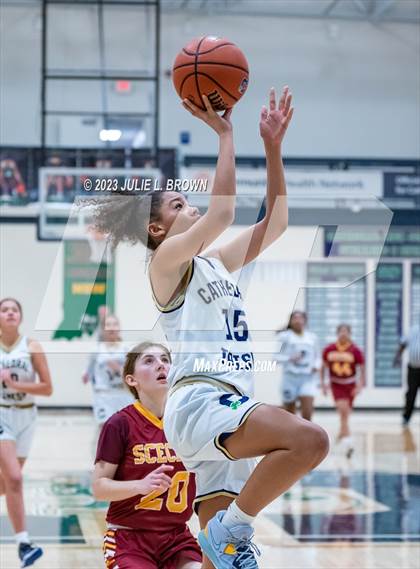 Thumbnail 1 in JV: Indianapolis Scecina Memorial @ Cathedral (City Alliance Tourney quarterfinal) photogallery.
