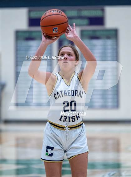 Thumbnail 3 in JV: Indianapolis Scecina Memorial @ Cathedral (City Alliance Tourney quarterfinal) photogallery.