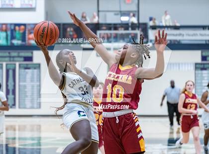 Thumbnail 2 in JV: Indianapolis Scecina Memorial @ Cathedral (City Alliance Tourney quarterfinal) photogallery.