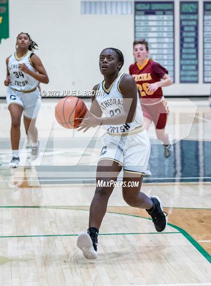 Thumbnail 2 in JV: Indianapolis Scecina Memorial @ Cathedral (City Alliance Tourney quarterfinal) photogallery.