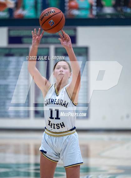 Thumbnail 3 in JV: Indianapolis Scecina Memorial @ Cathedral (City Alliance Tourney quarterfinal) photogallery.