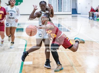 Thumbnail 2 in JV: Indianapolis Scecina Memorial @ Cathedral (City Alliance Tourney quarterfinal) photogallery.