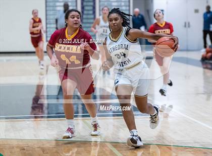 Thumbnail 3 in JV: Indianapolis Scecina Memorial @ Cathedral (City Alliance Tourney quarterfinal) photogallery.