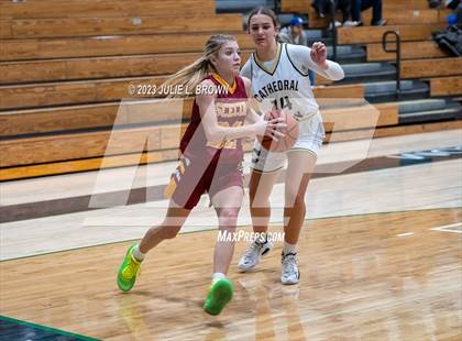 Thumbnail 1 in JV: Indianapolis Scecina Memorial @ Cathedral (City Alliance Tourney quarterfinal) photogallery.