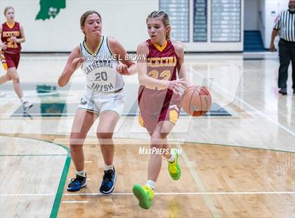 Thumbnail 1 in JV: Indianapolis Scecina Memorial @ Cathedral (City Alliance Tourney quarterfinal) photogallery.