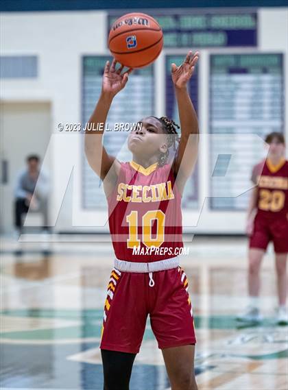 Thumbnail 3 in JV: Indianapolis Scecina Memorial @ Cathedral (City Alliance Tourney quarterfinal) photogallery.