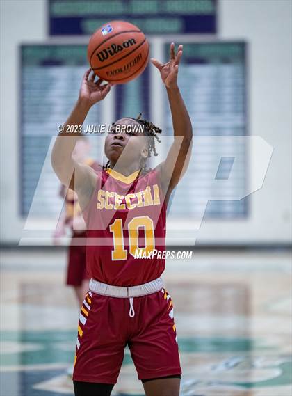 Thumbnail 2 in JV: Indianapolis Scecina Memorial @ Cathedral (City Alliance Tourney quarterfinal) photogallery.