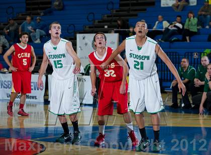Thumbnail 2 in Cathedral Catholic vs St. Joseph (National Prep Classic) photogallery.