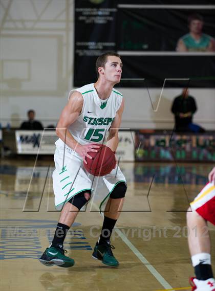 Thumbnail 1 in Cathedral Catholic vs St. Joseph (National Prep Classic) photogallery.