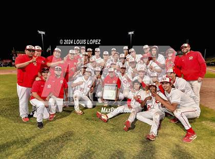 Thumbnail 2 in Corona vs. Harvard-Westlake (CIF SS DIV 1 Championship) photogallery.