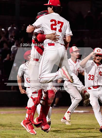 Thumbnail 3 in Corona vs. Harvard-Westlake (CIF SS DIV 1 Championship) photogallery.