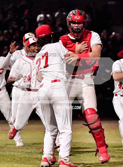 Thumbnail 2 in Corona vs. Harvard-Westlake (CIF SS DIV 1 Championship) photogallery.