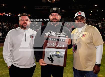 Thumbnail 2 in Corona vs. Harvard-Westlake (CIF SS DIV 1 Championship) photogallery.