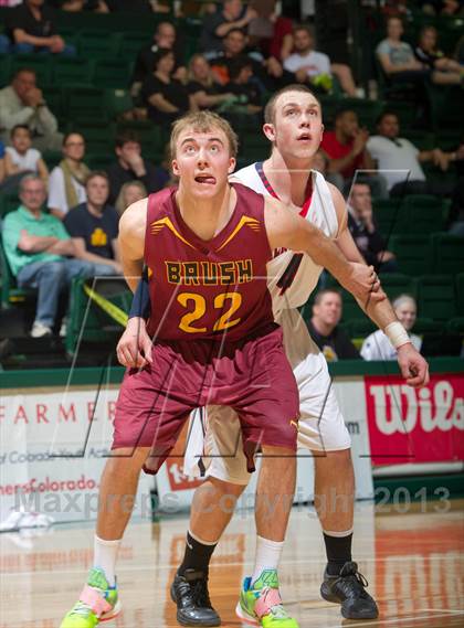 Thumbnail 1 in Brush vs. Kent Denver (CHSAA 3A State Tournament Final 4) photogallery.