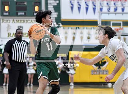 Thumbnail 1 in Manteca @ Rio Americano (CIF SJS D2 Playoff) photogallery.
