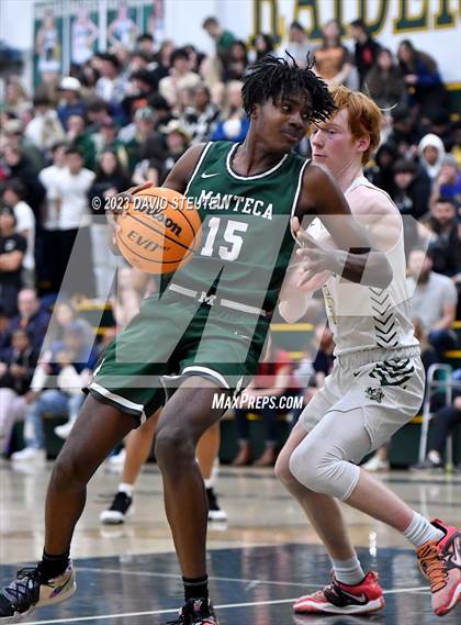 Thumbnail 3 in Manteca @ Rio Americano (CIF SJS D2 Playoff) photogallery.