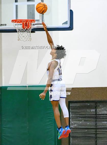 Thumbnail 1 in Freedom Christian Academy vs. Wayne Preparatory Academy (Ike Levy Veterans Basketball Tournament) photogallery.