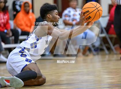 Thumbnail 3 in Freedom Christian Academy vs. Wayne Preparatory Academy (Ike Levy Veterans Basketball Tournament) photogallery.